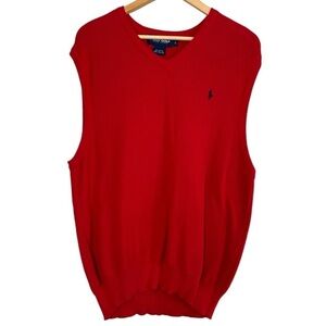 Polo Golf Ralph Lauren 90s Vintage V-Neck Knit Vest